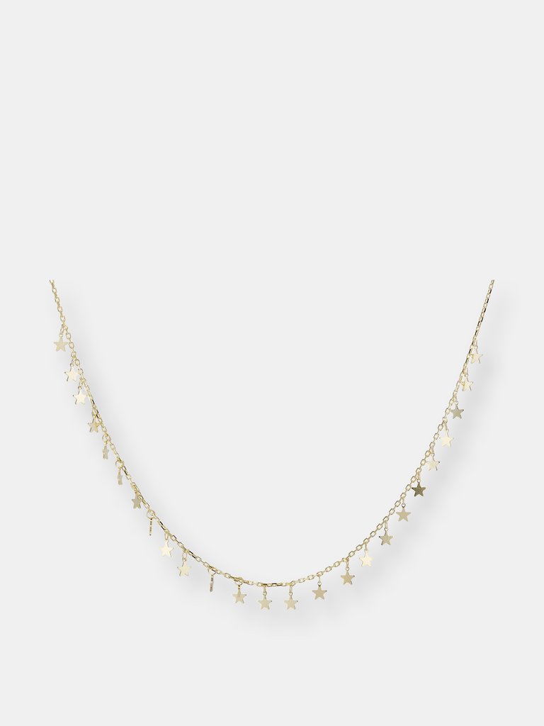 Multi-Star Necklace - Gold