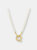 Pearl Toggle Choker - Gold