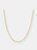 Thin Rope Chain Necklace - Gold