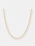 Thin Rope Chain Necklace - Gold