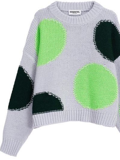 Essentiel Antwerp Women Event Jacquard Pullover Combo2 Mint Julep Sweater product