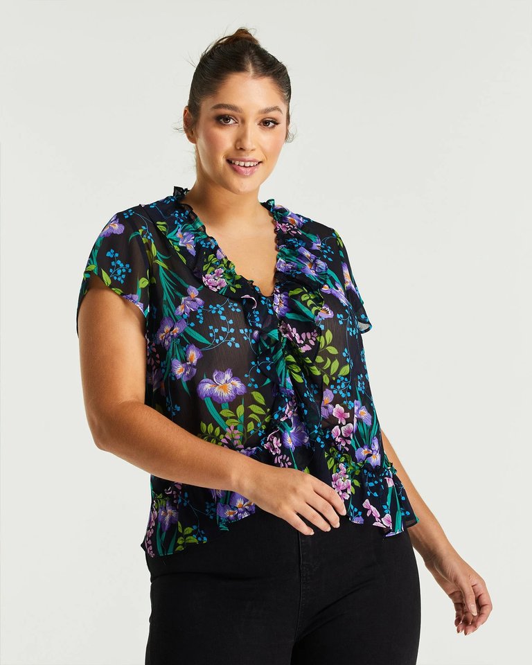 Brooklyn Botanic Top - Print, Multi