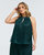 Camille Lurex Top - Metallic Green