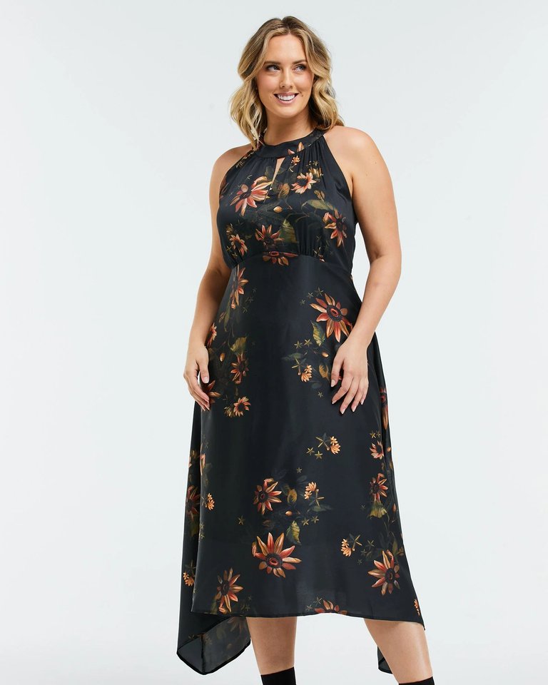 Moody Blooms Dress - Print