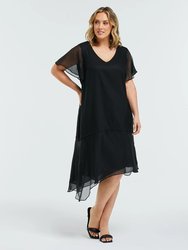 Shadow Dress - Black - Black