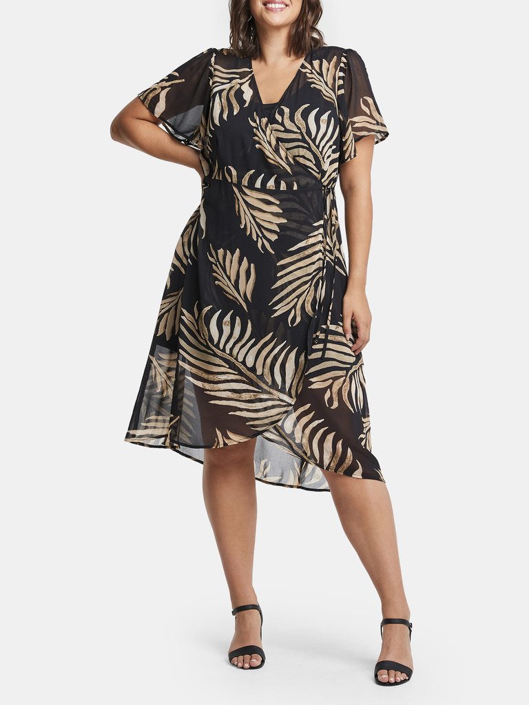 Wild Fern Wrap Dress