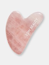 Hibiscus White Tea Rose Quartz Gua Sha