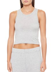 Fitted Tank - Heather Grey