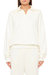 Oversized Polo Sweatshirt - Cream