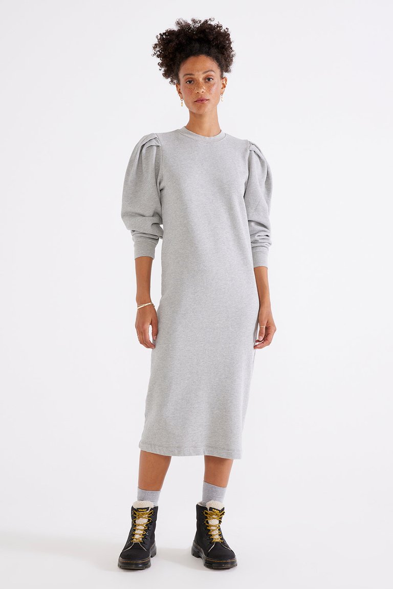 Brisa Knit Dress - Heathey Grey - Heathey Grey