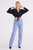 Carine High Waist Straight Jeans - Cyclone Violet - Cyclone Violet