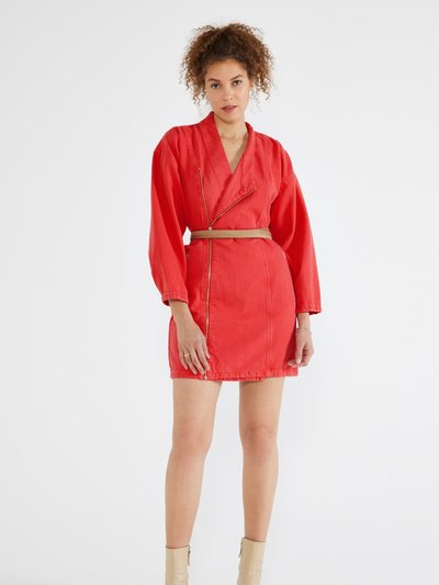 ETICA Charley Biker Dress - Fiery Red product