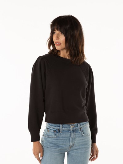 ETICA Dani Pleated Sweat Top -  Black Beauty product