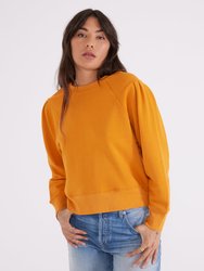 Dani Pleated Sweat Top -  Desert Sun