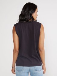 Devi Split Top - Black Beauty