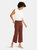 Devon Wide Leg Pant - Dark Russet