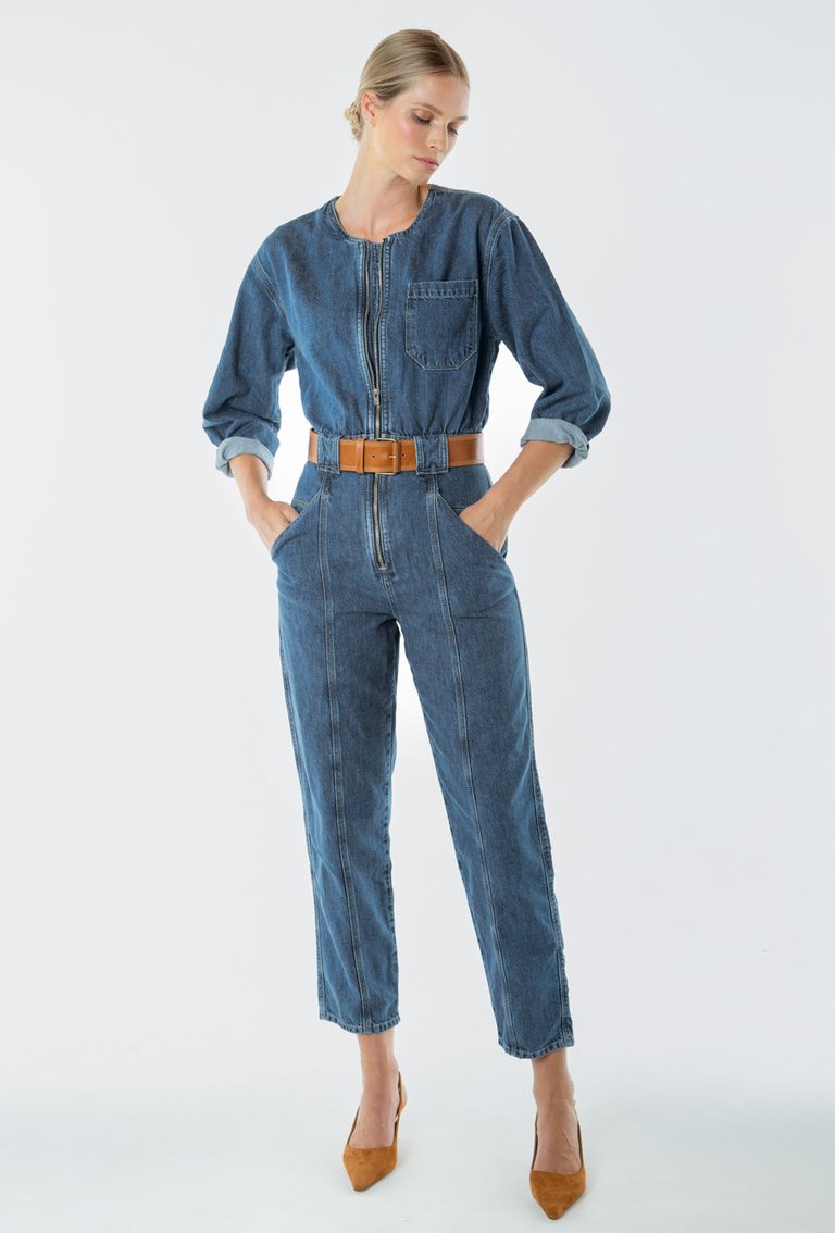 Fatima Vintage Jumpsuit - Fall Breeze