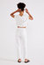 Finn Slim Straight Ankle Pants - Vintage White