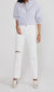 Finn Slim Straight Jean In White - White