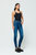 Giselle Mis Rise Skinny Jeans - Chrome Diopside