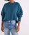 Jael Pleat Sleeve Sweatshirt - Lyons Blue