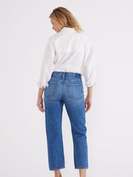 Josie Mid Rise Crop Jeans