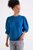 Lysse Pleat Sleeve Top - Skydiver