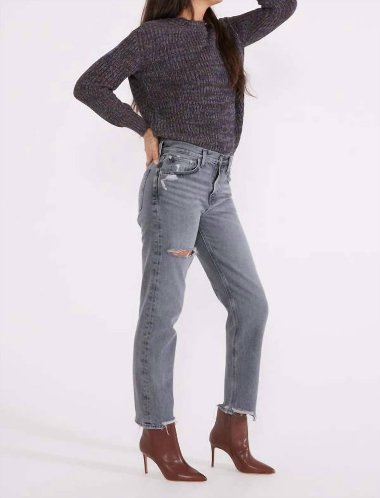 Marlowe Slim Boyfriend Jeans - Stormy Sky