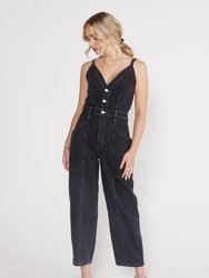 Milou Jumpsuit - Obsidian - Black