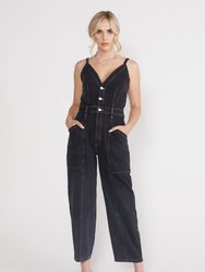 Milou Jumpsuit - Obsidian