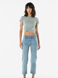 Rae Mid Rise Crop Jeans - River Cliff - River Cliff