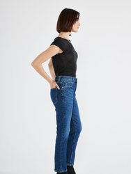 Scarlet Mid Rise Slim Jeans - Chrome Diopside