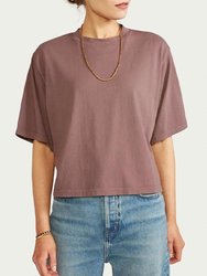 Sylvie Boxy Organic Cotton T-Shirt - Perppercorn