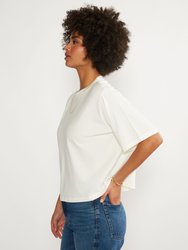 Sylvie Relaxed Tee - Cloud White