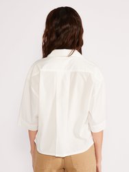 Symone Organic Cotton Shirt - Cloud White