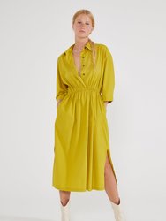 Tina Shirt Dress - Antique Moss - Antique Moss