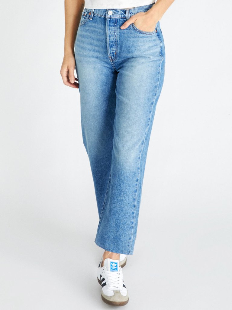 Tyler High Rise Relaxed Straight Fit Jean