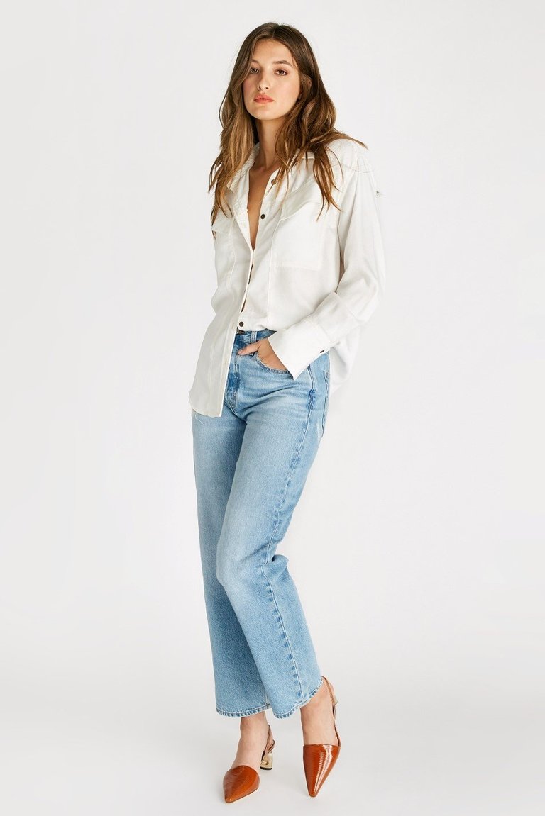 Tyler High Rise Vintage Straight Jeans - Mystic Canyon