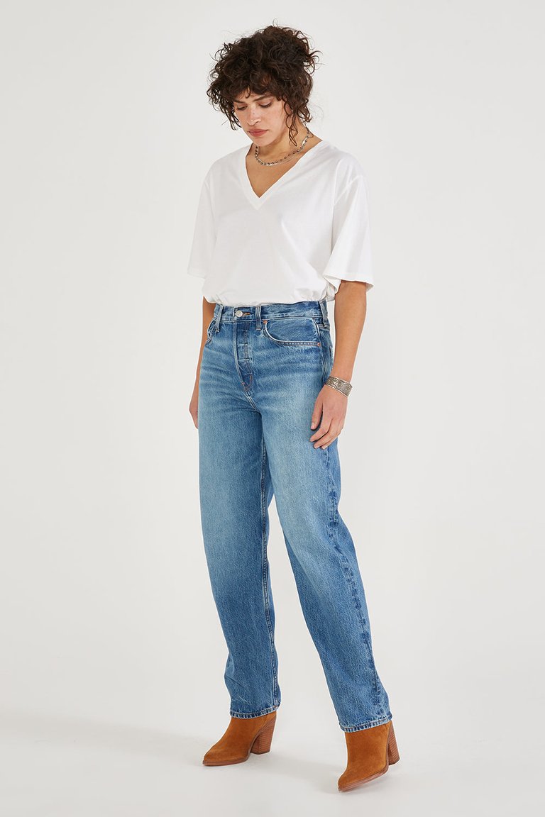 Tyler Vintage Straight Jeans - Everglades - Everglades