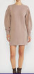 Viola Sweatshirt Dress In Woodrose - Woodrose