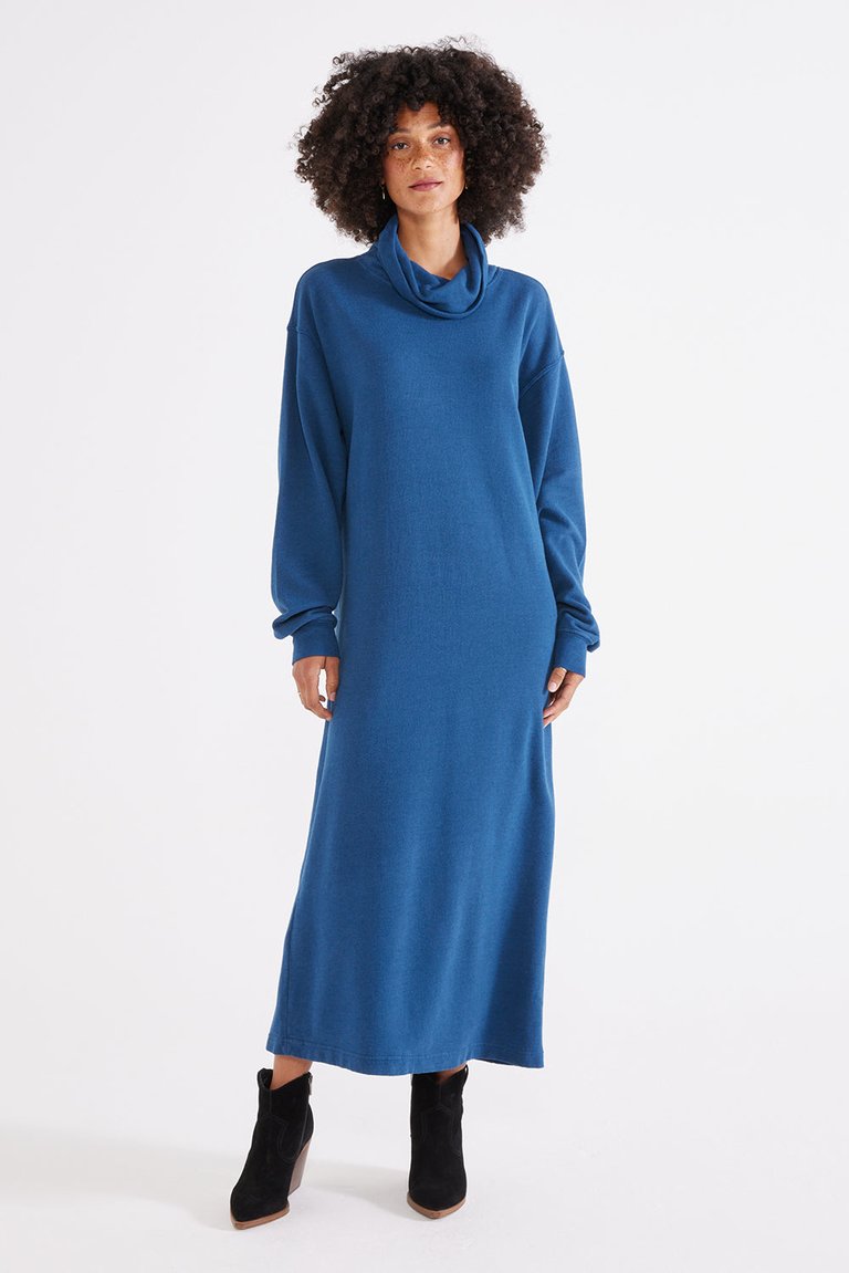 Yana Cowl Neck Knit Dress