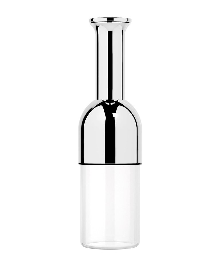 Eto Stainless Mirror Finish Wine Decanter - Stainless: Mirror Finish