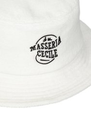 Masseria Cecile Ivory Towel Bucket Hat