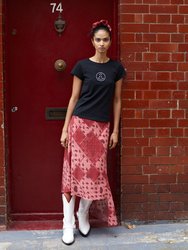 Paisley Asymmetrical Skirt