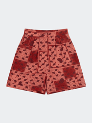 Paisley Shorts - Red Paisley - Red Paisley