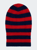 Stripe Mohair Beanie - Red/Navy