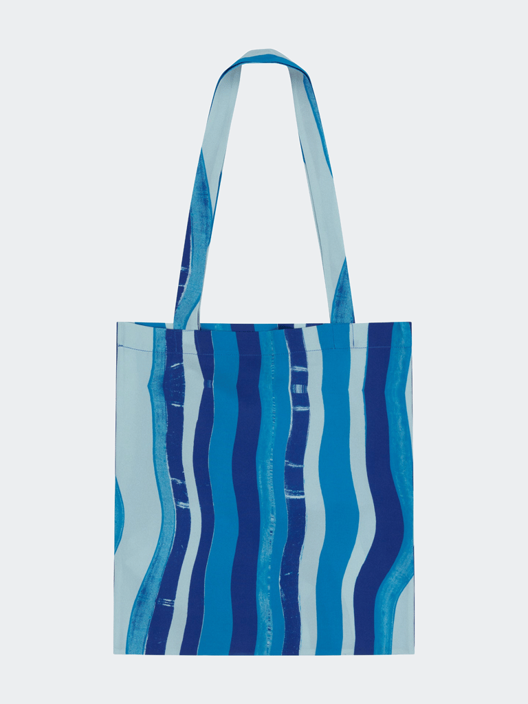 Wavy Silk Tote