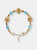 18KT Gold Plated Bracelet With Quartz - Quartz Water