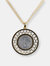 18KT Gold Plated Necklace With Pendant Gemstone - Yellow Gold