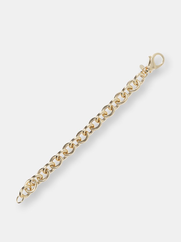 18KT Gold Plated Rolò Chain Bracelet